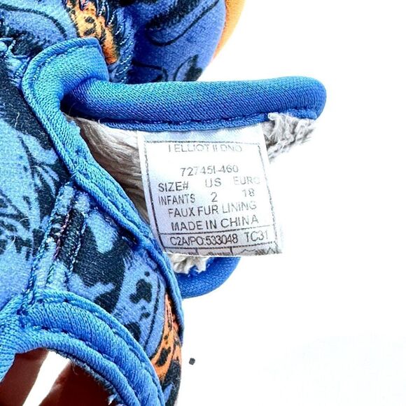 Bogs fabric infant dinosaur booties 2 - Picture 7 of 9